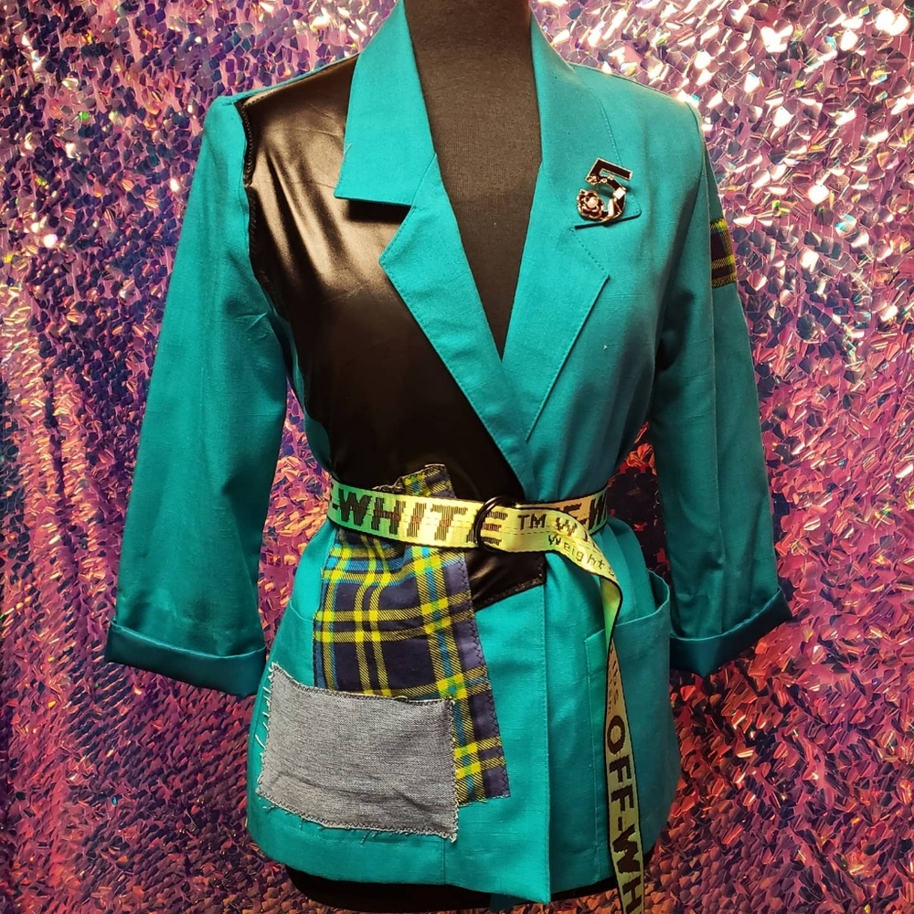 Teal Sag Harbor Blazer